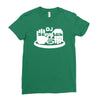 dj scratch men's Ladies Fitted T-Shirt