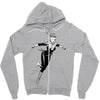 captain marvel 8 Zipper Hoodie