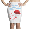 Tree Of Love Pencil Skirts