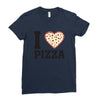 i Love Pizza Ladies Fitted T-Shirt