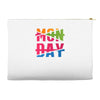monday crossed out Accessory Pouches