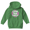 strong than cancer Youth Hoodie