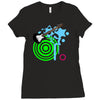 guitar retro music Ladies Fitted T-Shirt