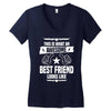 Awesome Best Friend Looks Like Women's V-Neck T-Shirt