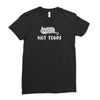 Cat Says Not Today Ladies Fitted T-Shirt