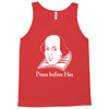 prose before hos  funny william shakespeare joke comedy rude Tank Top