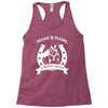 personalised pony horse and rider Racerback Tank