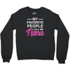 my favorite people call me nana cute Crewneck Sweatshirt