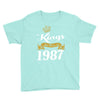 kings are born in 1987 Youth Tee