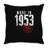 Made In 1953 All Original Parts Throw Pillow