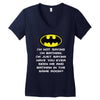 i'm not saying i'm batman funny Women's V-Neck T-Shirt