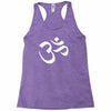 hare krishna aum Racerback Tank