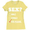 Sex Yes Please Ladies Fitted T-Shirt