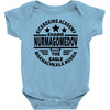 khabib nurmagomedov black logo Baby Bodysuit