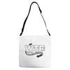 where's the food Adjustable Strap Totes