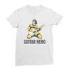 guitar hero Ladies Fitted T-Shirt