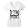 not retired but a professional grandpa Women's V-Neck T-Shirt