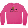 pizza is my valentine 56 Crewneck Sweatshirt