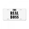 The Boss - The Real Boss License Plate