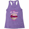 quens are born [your date] Racerback Tank
