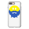bearded smiley face iPhone 8 Plus
