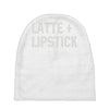 latte and lipstick Baby Beanies