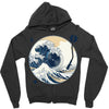 the great wave off sound Zipper Hoodie