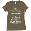 proud freaking dad Ladies Fitted T-Shirt