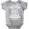 Super Cool Gigi Of A Freaking Awesome Grandson Baby Onesie