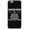 Capricorn Woman iPhone 6/6s Case