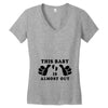 This Baby is Almost Out Women's V-Neck T-Shirt