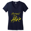 mermaid for hire Women's V-Neck T-Shirt