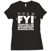 i use random sign language Ladies Fitted T-Shirt