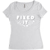 Broke It - Fixed It Women's Triblend Scoop T-shirt