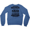 Super Cool Nana Of A Freaking Awesome Grandson Crewneck Sweatshirt