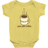 funny retro coffee Baby Bodysuit