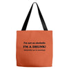 im not an alcoholic im a drunk t shirt x large funny beer pong keg par Tote Bags