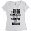 i am warrior Women's Triblend Scoop T-shirt