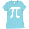 pi symbol Ladies Fitted T-Shirt