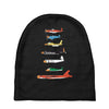 angry planes Baby Beanies