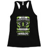 Never Underestimate The Strength Of A Lymphoma Cancer Warrior Racerback Tank