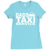 dad taxi funny Ladies Fitted T-Shirt
