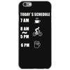 today's beer schedule cycling 6am iPhone 6/6s Case
