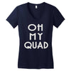 oh my quad Women's V-Neck T-Shirt