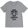sorry this guy is already taken by a super sexy  march girl V-Neck Tee