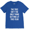 the tree isn't the only thing getting lit this year V-Neck Tee