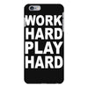 work out play hard funny iPhone 6 Plus/6s Plus Case