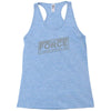 the force is strong with this one Racerback Tank