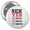 Sex Yes Please Pin-back button