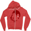 deadpool face Zipper Hoodie